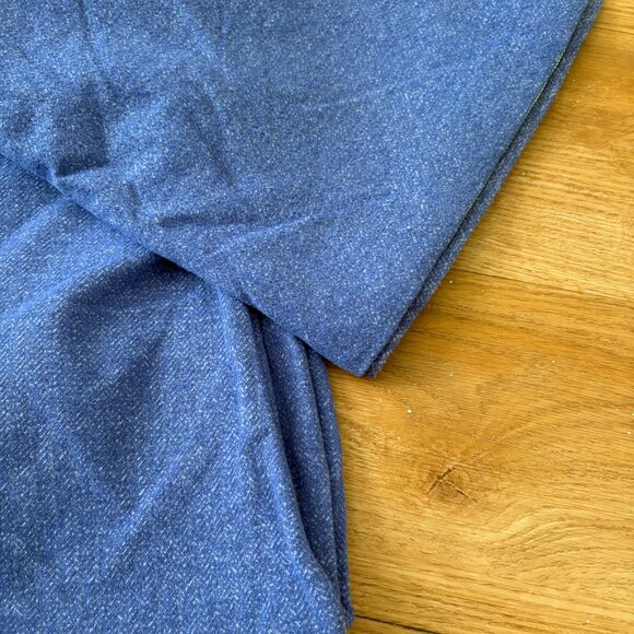 Ivivva Lululemon Button Wrap Knit Scarf Blue Chevron One Size - Picture 2 of 6